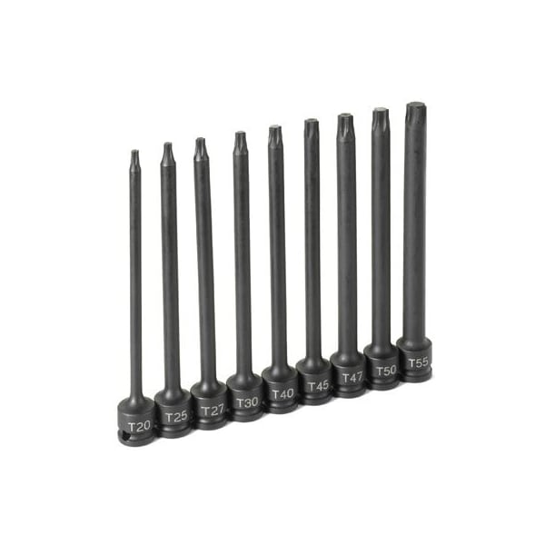 Grey Pneumatic SKT SET3/8" DR 9PC6" LENGTH INTERNAL TO GP1206T